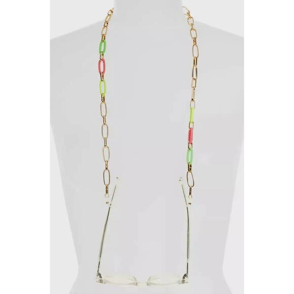 Nordstrom BP tropical charm set Sunglasses Holder Chain Lanyard Lot Necklace
